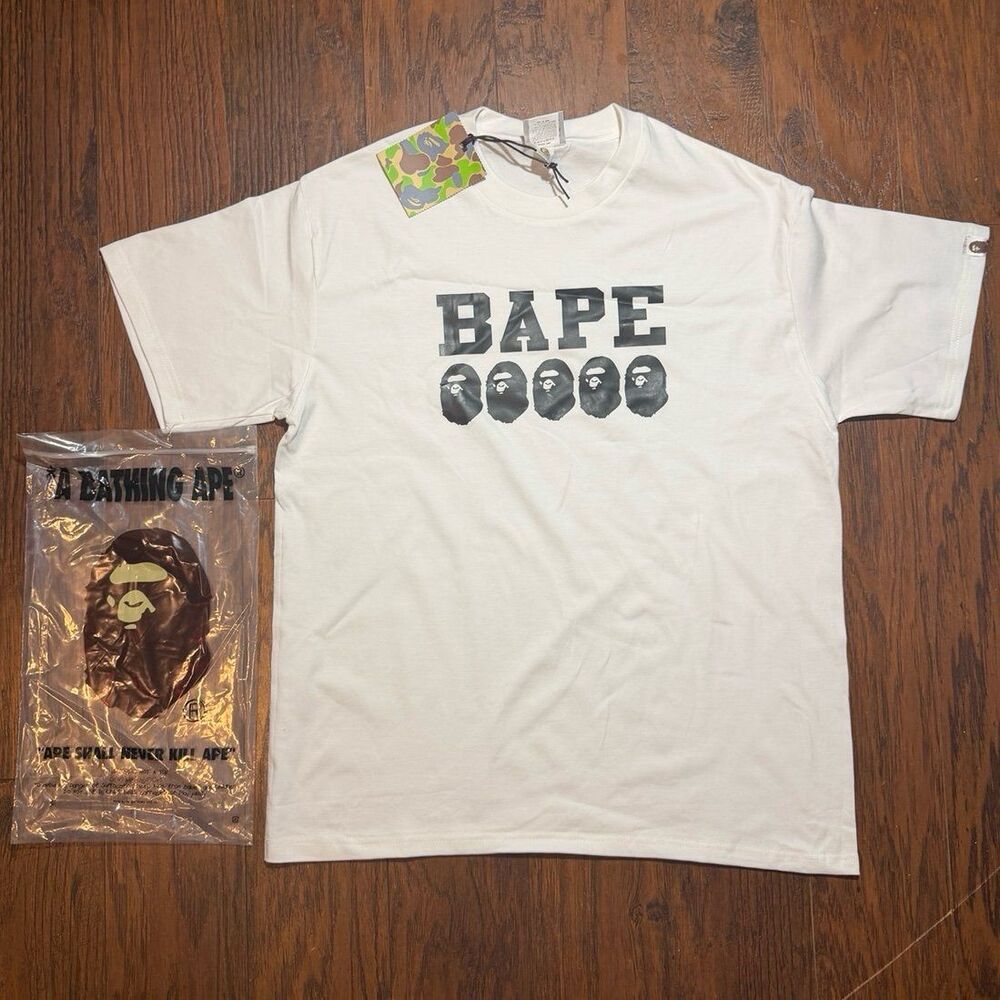 White Bape Tee